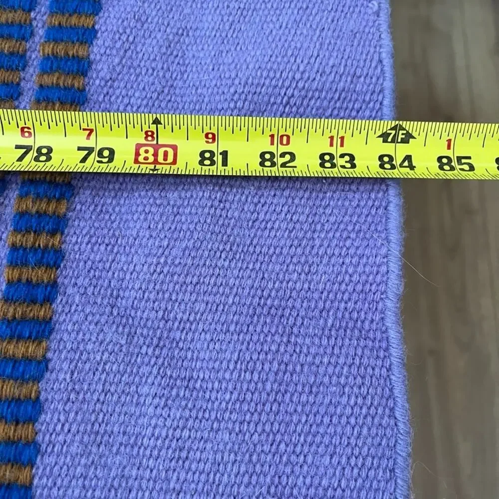 Ikea Tesammans Large 100 % Wool Rug Rectangular Flat Woven Multicolor 84